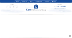 Desktop Screenshot of karrprofessionalgroup.com